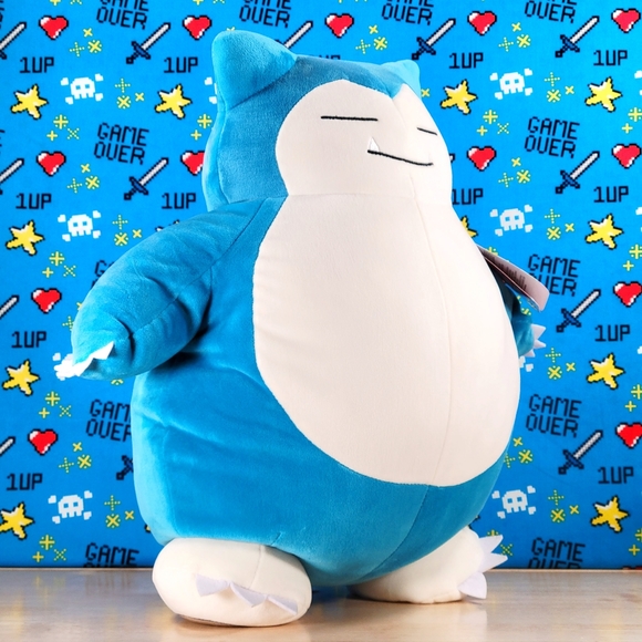 Pokemon Snorlax Super Kabigon Tretta 16" #143 Nintendo Collectible Toy Plush NWT - Picture 2 of 12
